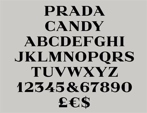 prada typo|Prada candy font download.